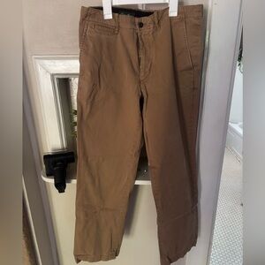 Eddie Bauer Men's Brown Chinos